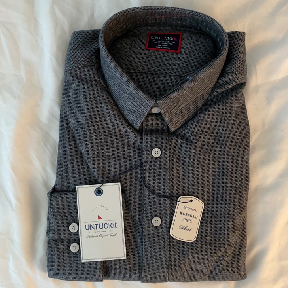 Untuckit NEVER WORN/BRAND NEW Slim Shirt